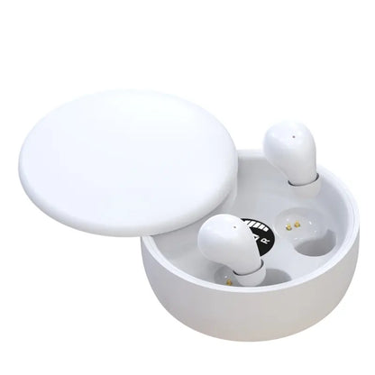 MSHUKCOE Smallest Invisible In-Ear Wireless Bluetooth Earbuds - Low Profile Micro Discreet Hidden Headphones with Port, Charging, Waterproof Design, LED Status Display for Small Ear Canals, Work, Sleep | Tiktok Shop Back to School