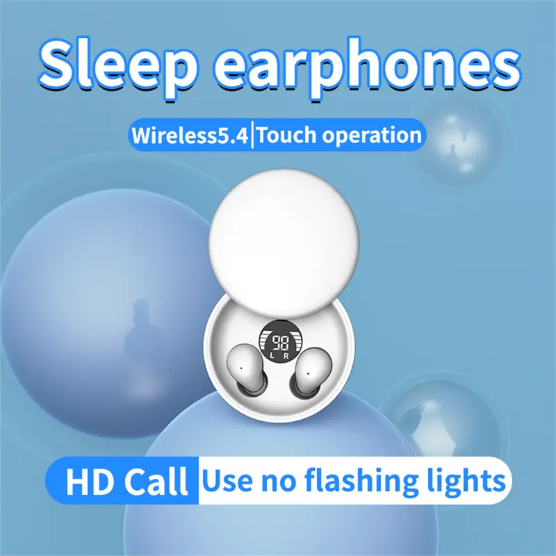 MSHUKCOE Smallest Invisible In-Ear Wireless Bluetooth Earbuds - Low Profile Micro Discreet Hidden Headphones with Port, Charging, Waterproof Design, LED Status Display for Small Ear Canals, Work, Sleep | Tiktok Shop Back to School
