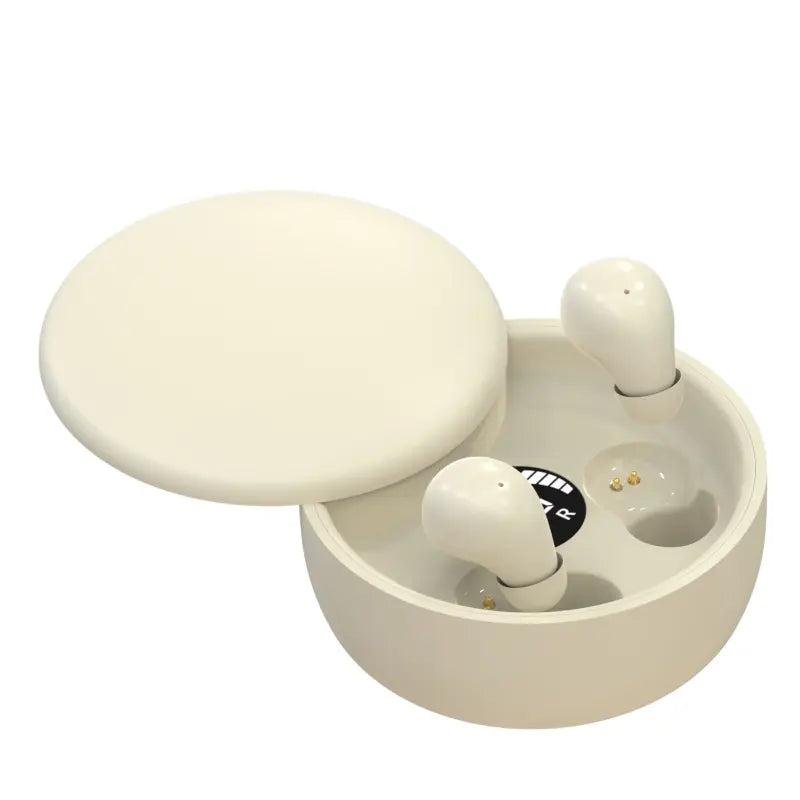 MSHUKCOE Smallest Invisible In-Ear Wireless Bluetooth Earbuds - Low Profile Micro Discreet Hidden Headphones with Port, Charging, Waterproof Design, LED Status Display for Small Ear Canals, Work, Sleep | Tiktok Shop Back to School