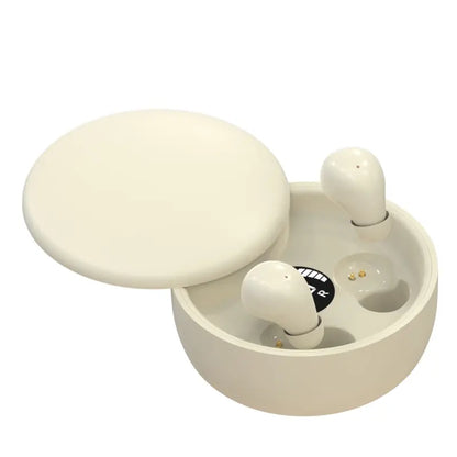 MSHUKCOE Smallest Invisible In-Ear Wireless Bluetooth Earbuds - Low Profile Micro Discreet Hidden Headphones with Port, Charging, Waterproof Design, LED Status Display for Small Ear Canals, Work, Sleep | Tiktok Shop Back to School